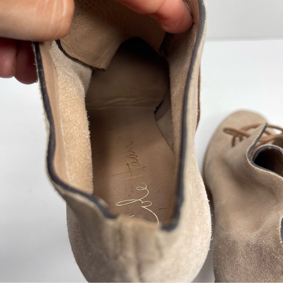 COLE HAAN Stephanie Chukka Suede Platform Oxford Heel Boot Nike Air Sz 6 - Picture 11 of 15